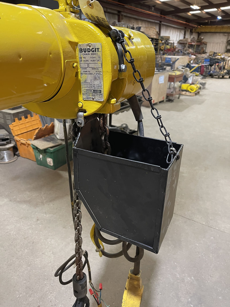Thumbnail: Budgit 1/2 Ton Electric Chain Hoist Model: 113454-10