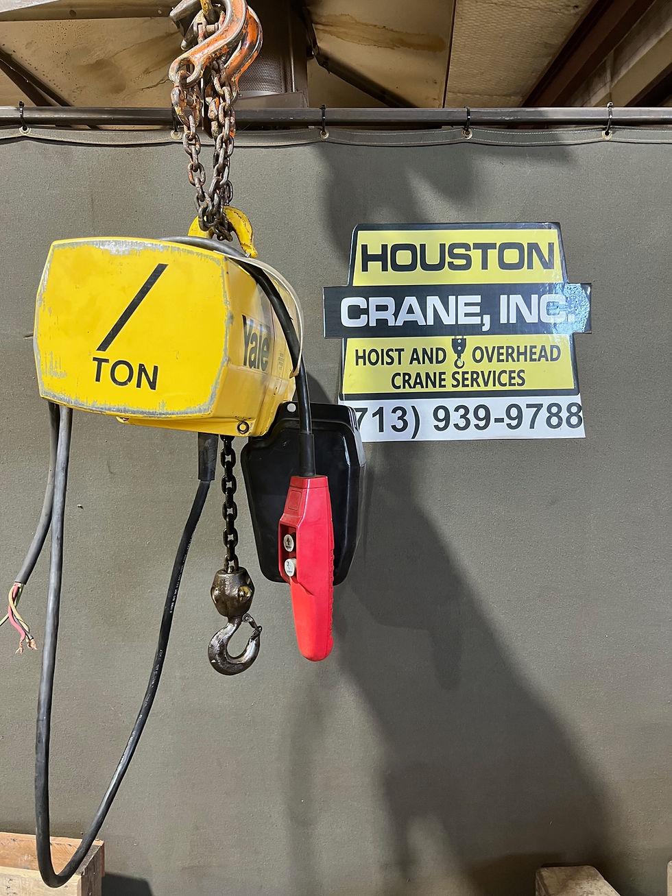Thumbnail: Yale 1/2 Ton Electric Chain Hoist, Model: YJL1016-1 , 11 FT Lift, 230/460-3-60V