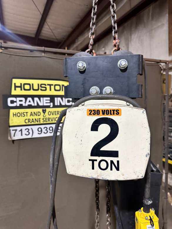 Thumbnail: Coffing 2 Ton Electric Chain Hoist, Model: JLCET4008, Lift: 16 FT,208/230-3-60V