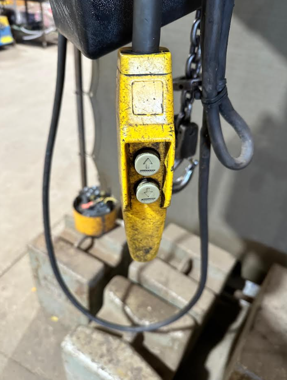 Thumbnail: Budgit 1 Ton Electric Chain Hoist, Model: BEH0116, 15 Ft Lift, 230/460-3-60V