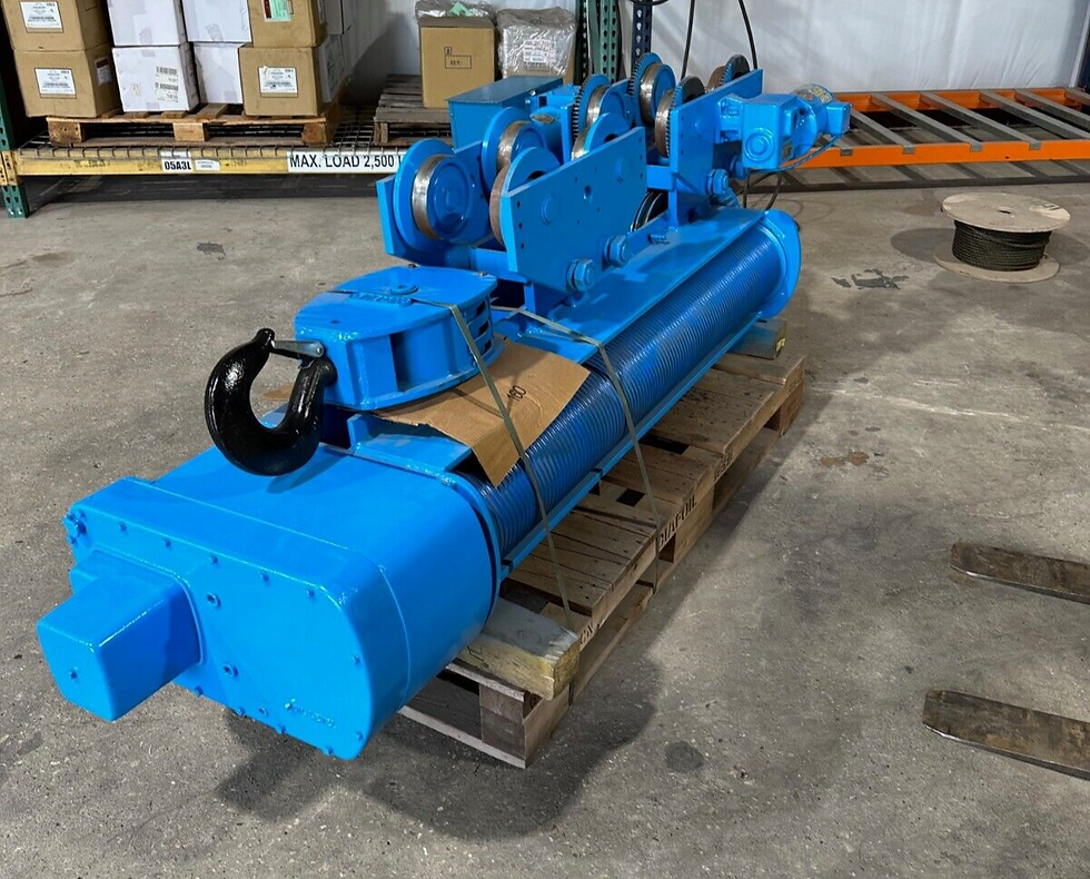 Motorized Wire Rope Wire Rope Hoist | Houston Crane Store 2/2