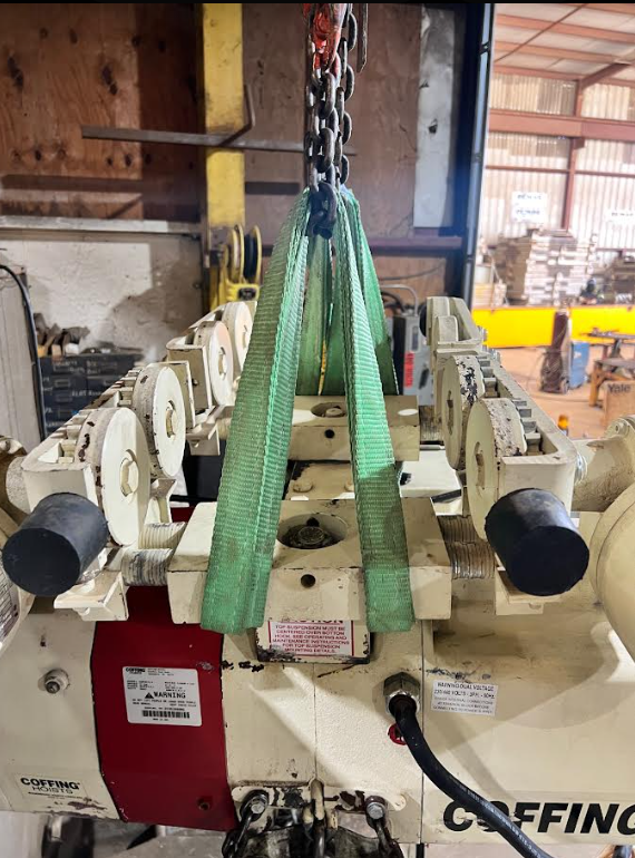 Thumbnail: Coffing 4 Ton Electric Chain Hoist w/ Motorized Trolley, 30 FT Lift, 230/460V