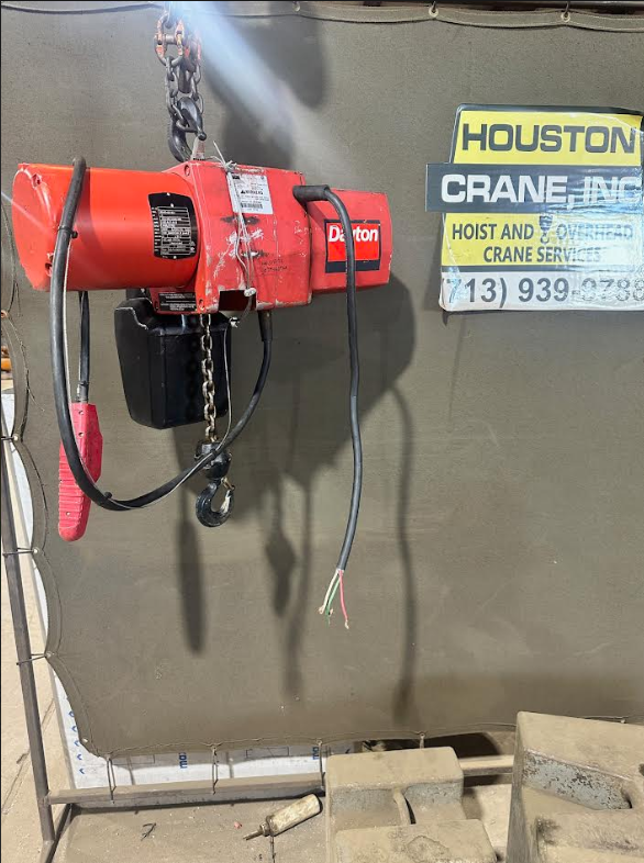 Dayton 1/2 Ton Electric Chain Hoist, Model: 3YB74 , Lift: 15 FT, 230/460-3-60V