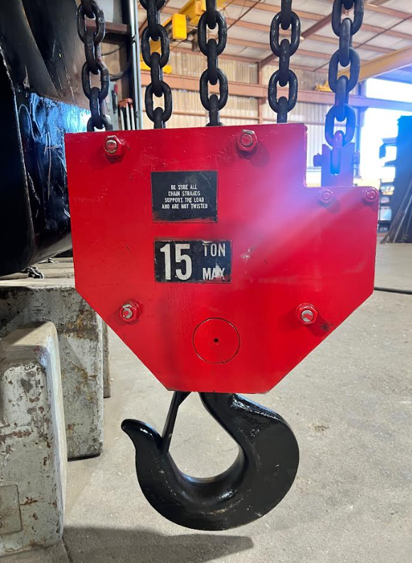 Thumbnail: CM 15 Ton Electric Chain Hoist w/ Motorized Trolley, 7441E, 18 Ft Lift,460-3-60V