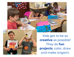 Junior - Kids get to be as creative as possible! They will do fun projects, be inventors a