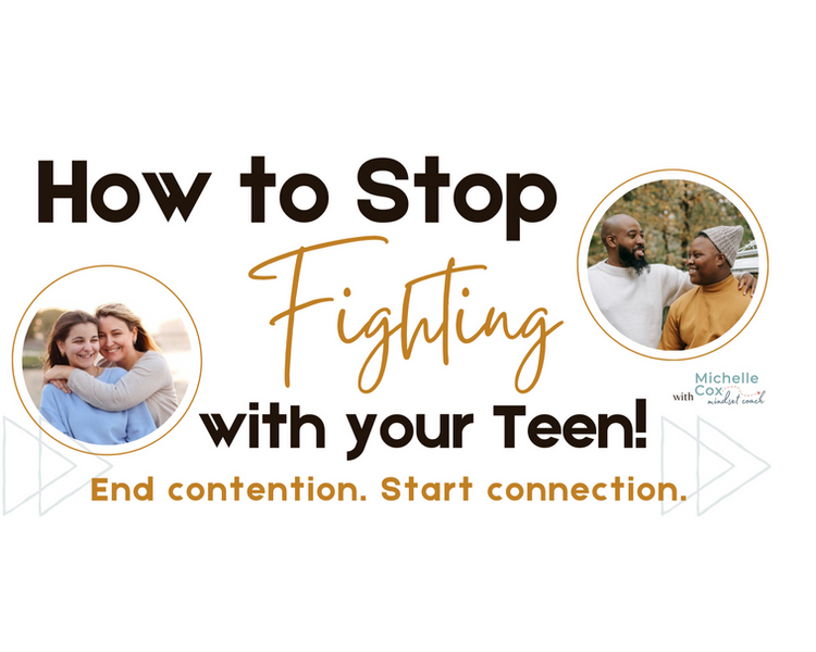 Parents and teens smiling and hugging