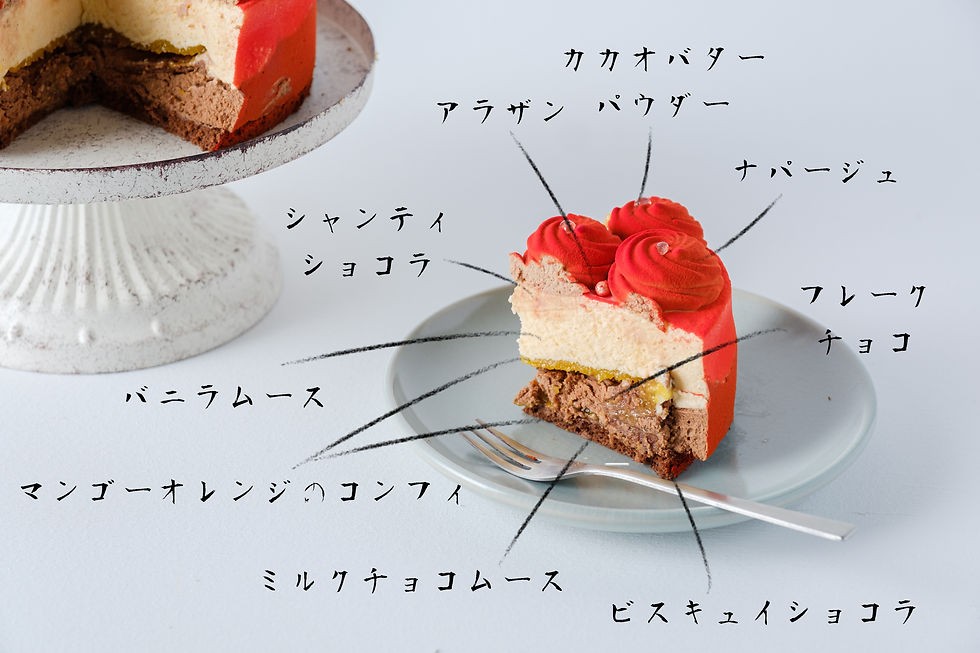 サムネイル： パッションルージュショコラ（５号）⭐︎ご予約⭐︎12/28以降随時発送