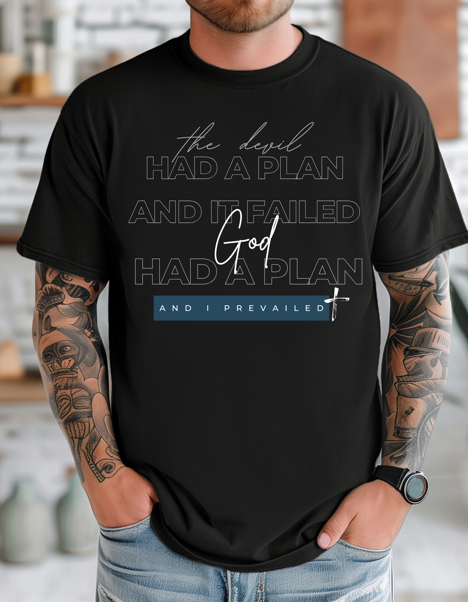 God had a Plan tee