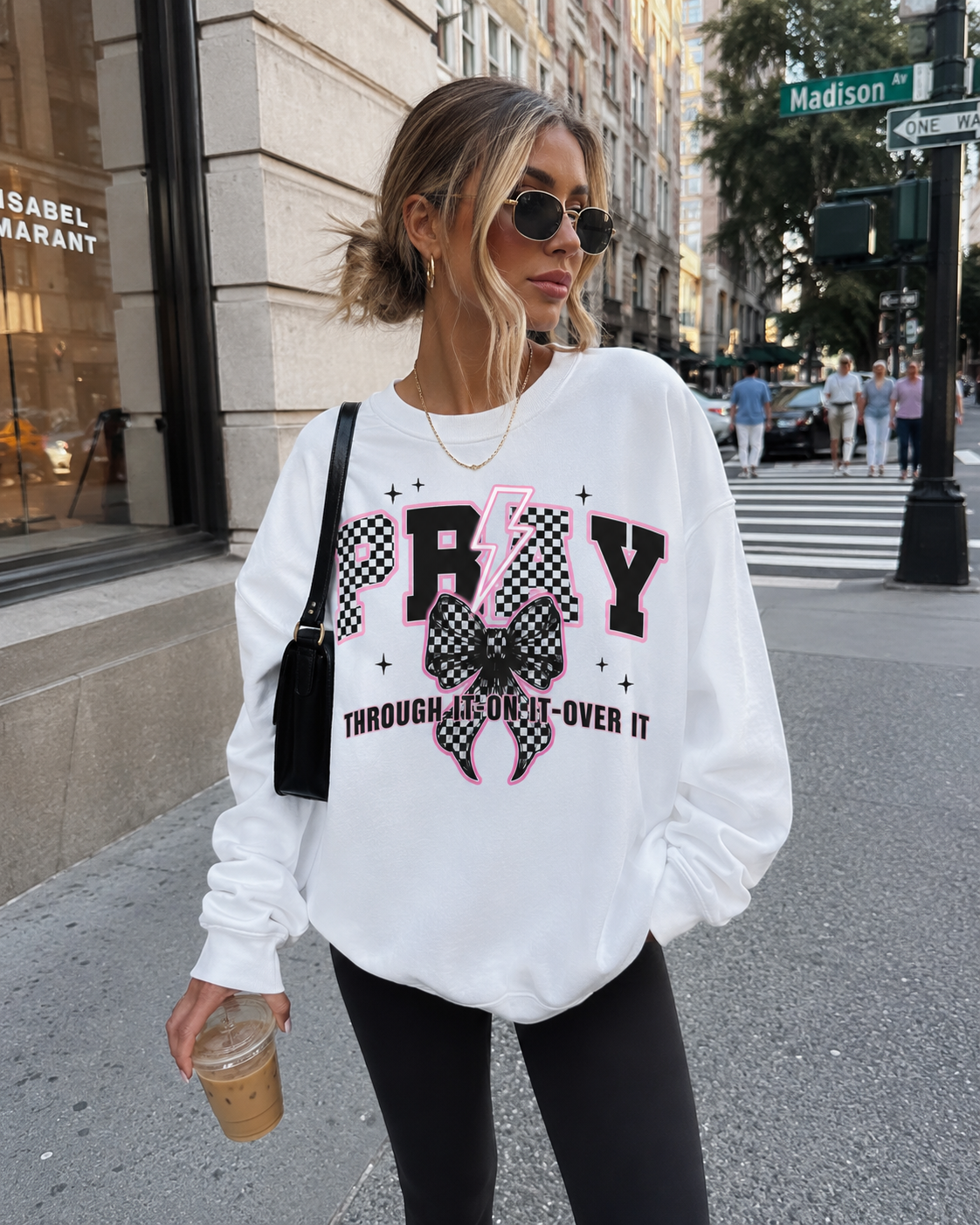 Pray through it,on it,over it Sweatshirt