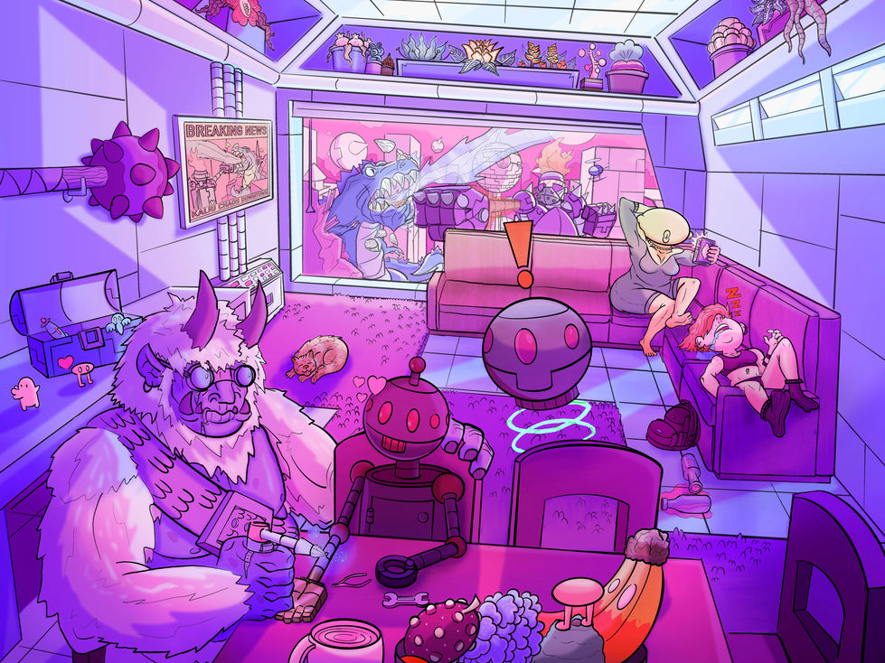 Blueberries' Apartment
