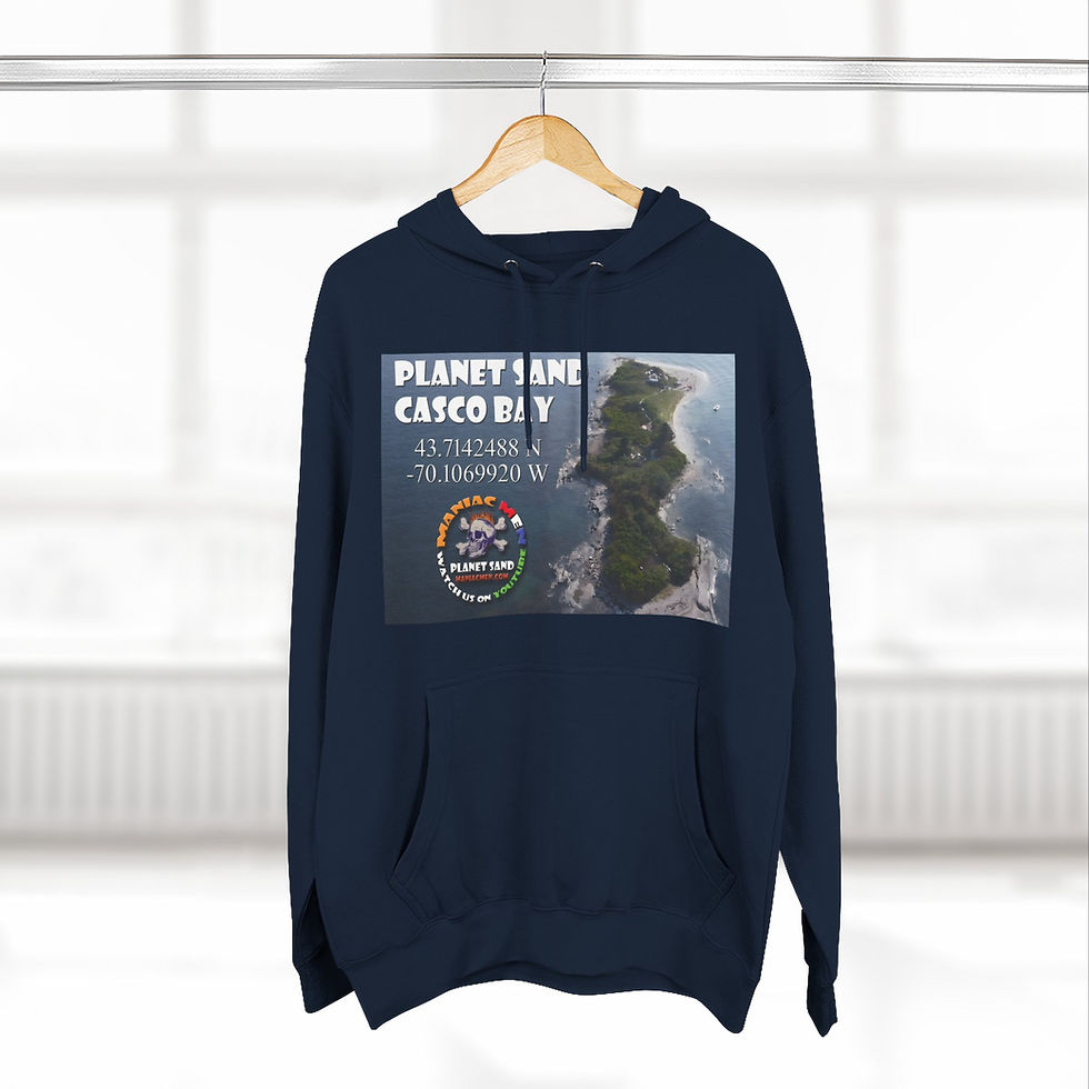 Thumbnail: Maniac Men’s Three-Panel Fleece Island Hoodie