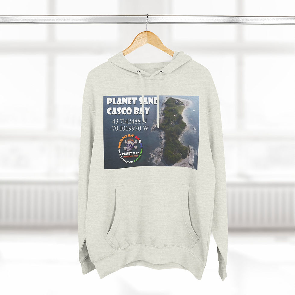 Thumbnail: Maniac Men’s Three-Panel Fleece Island Hoodie