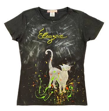 "ELEGANCE" Art T-Shirt - UNIKAT von Marion Pucher, Kinderhilfe Aktion by LA HONG