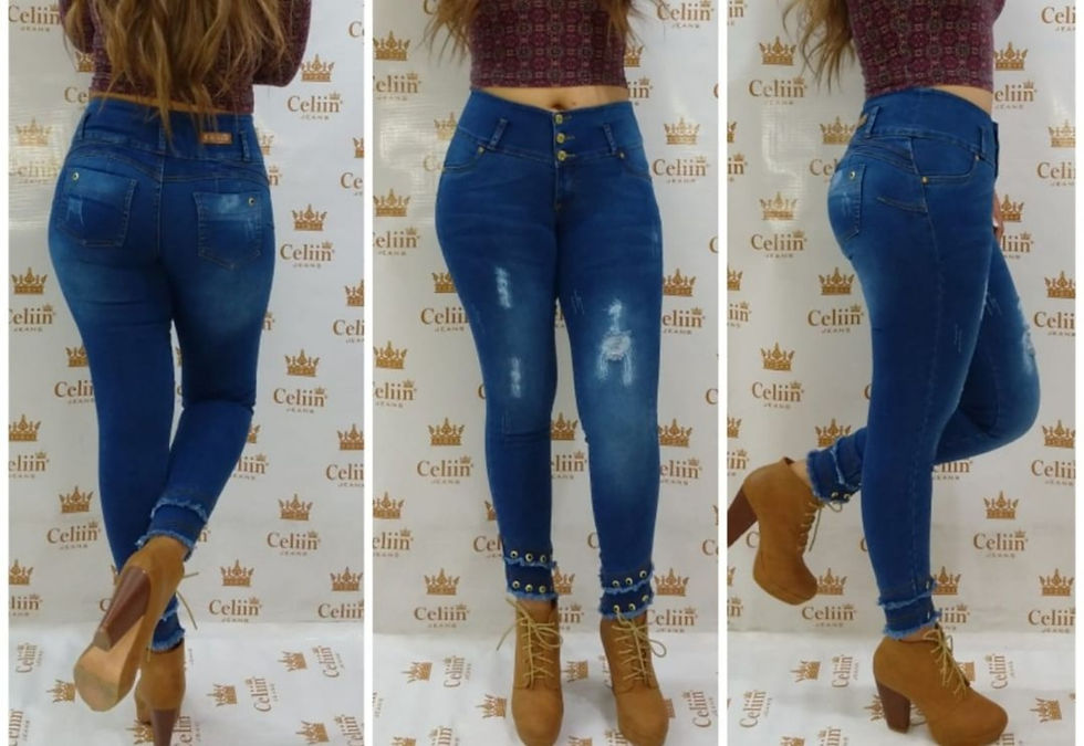 Miniatura: Pantalones estilo colombiano 😍💞
