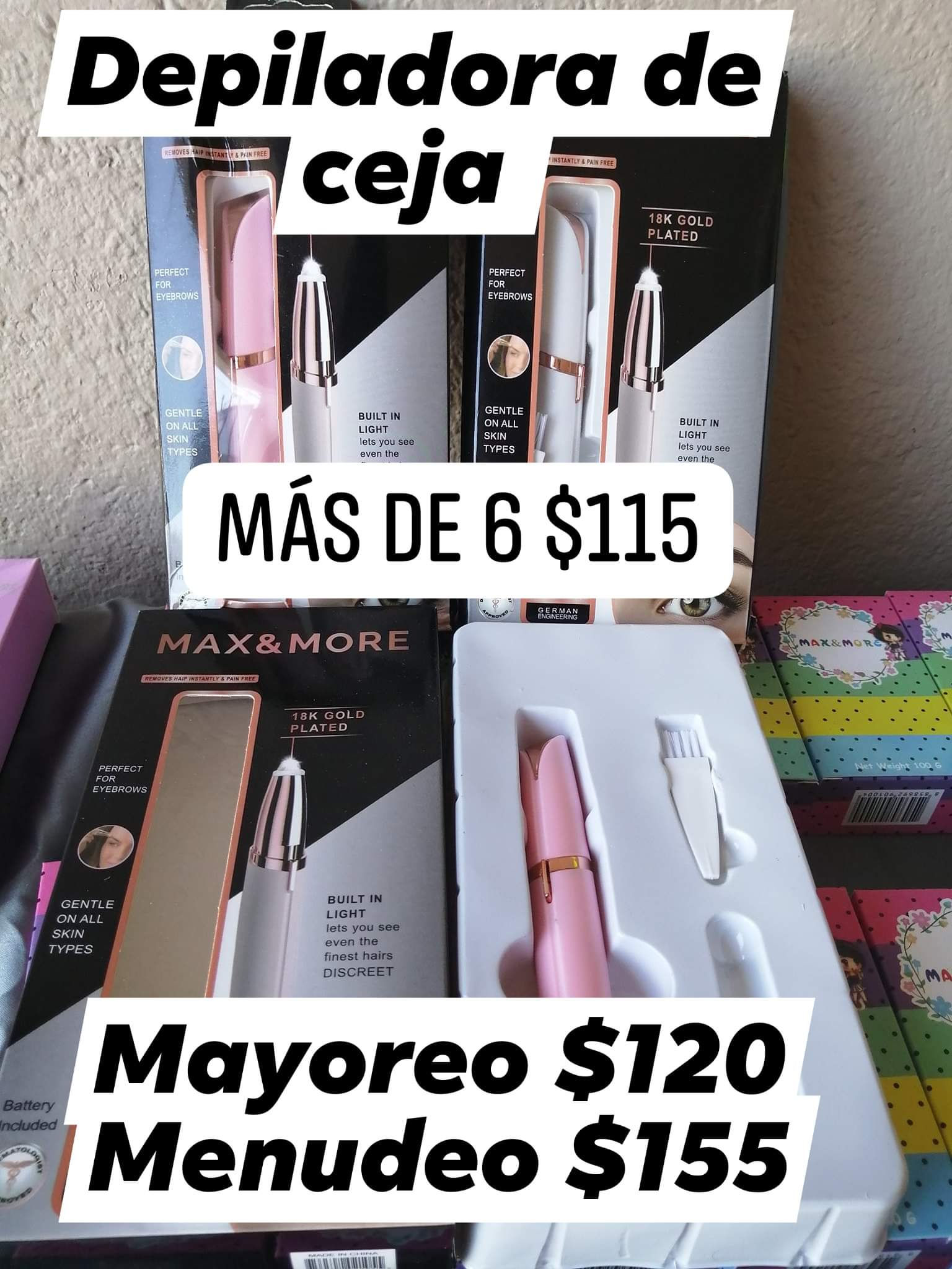 Depiladora de ceja 