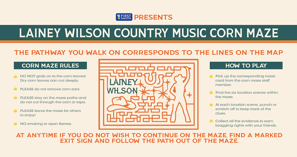 Lainey Wilson Country Music Corn Maze