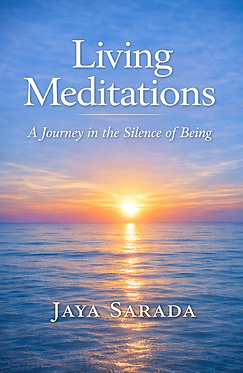 new ocean front cover for Living Meditations
