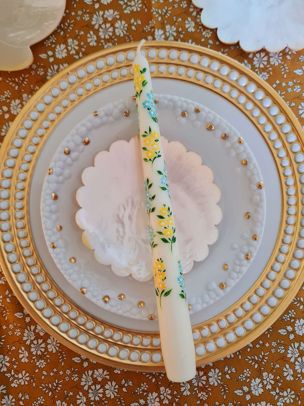 Thumbnail: Orion! Hand Painted Candle