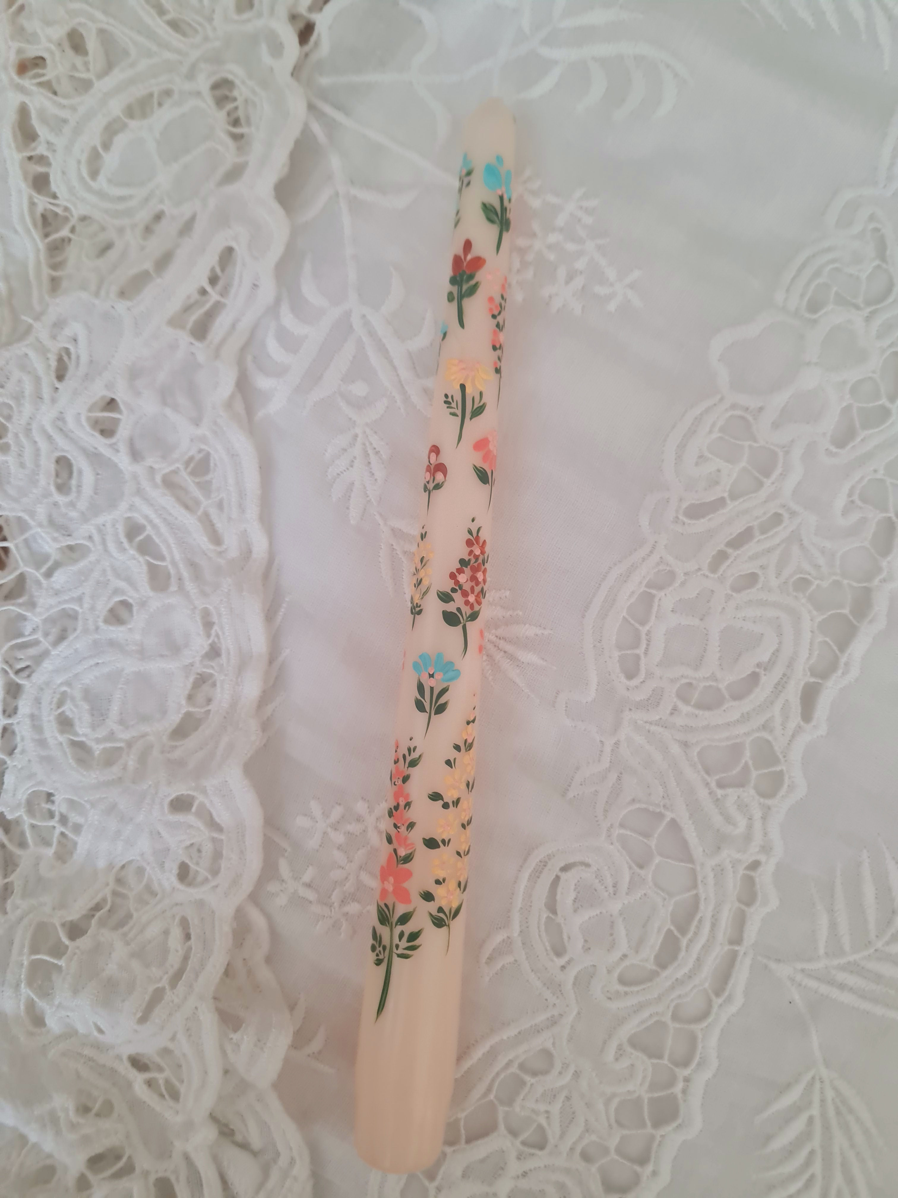 Autumn Whispers! Hand Painted Candle