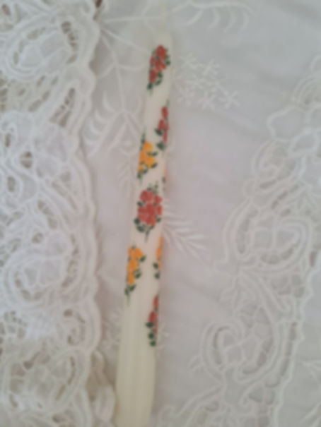 Fall Meadow! Hand Painted Candle