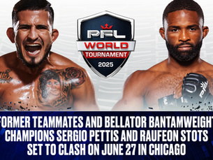 PFL: Former Teammates and Bellator Bantamweight Champions Sergio Pettis and Raufeon Stots Set to Clash on June 27 In Chicago