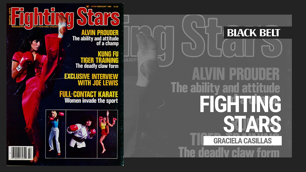 Cover Throwback: Fighting Stars Magazine - Graciela Casillas 