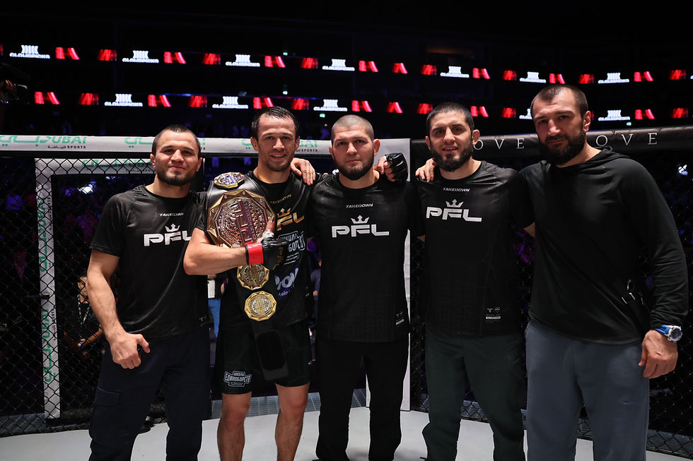 PFL Pound-for-Pound King Usman Nurmagomedov Reigns Supreme at PFL Road to Dubai, Defeats Alfie Davis to Retain PFL Lightweight World Title
