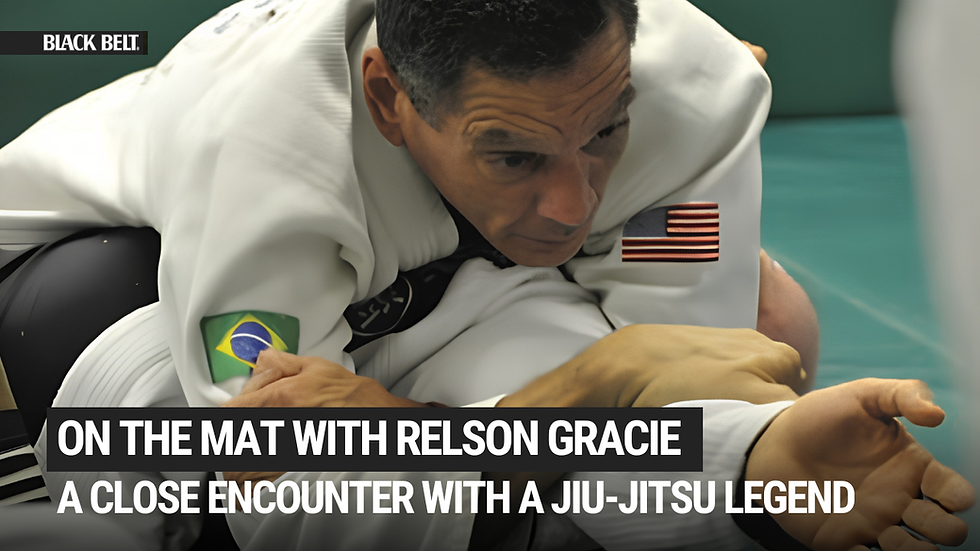 On the Mat With Relson Gracie: A Close Encounter With a Jiu-Jitsu Legend