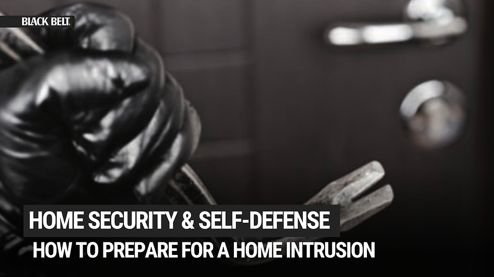 Could You Protect Your Home During a Break-In? A Self-Defense Expert Explains