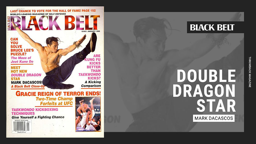 January 1995 issue of Black Belt Magazine