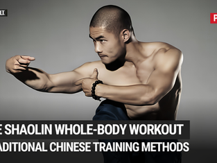 Shaolin monk teaches training methods