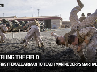 Leveling the Field: The First Female Airman to Become a Marine Corps Martial Arts Program Instructor