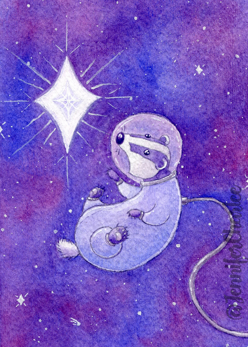 Outer-space Badger