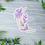 Thumbnail: Purple Floral Moon Vinyl Sticker
