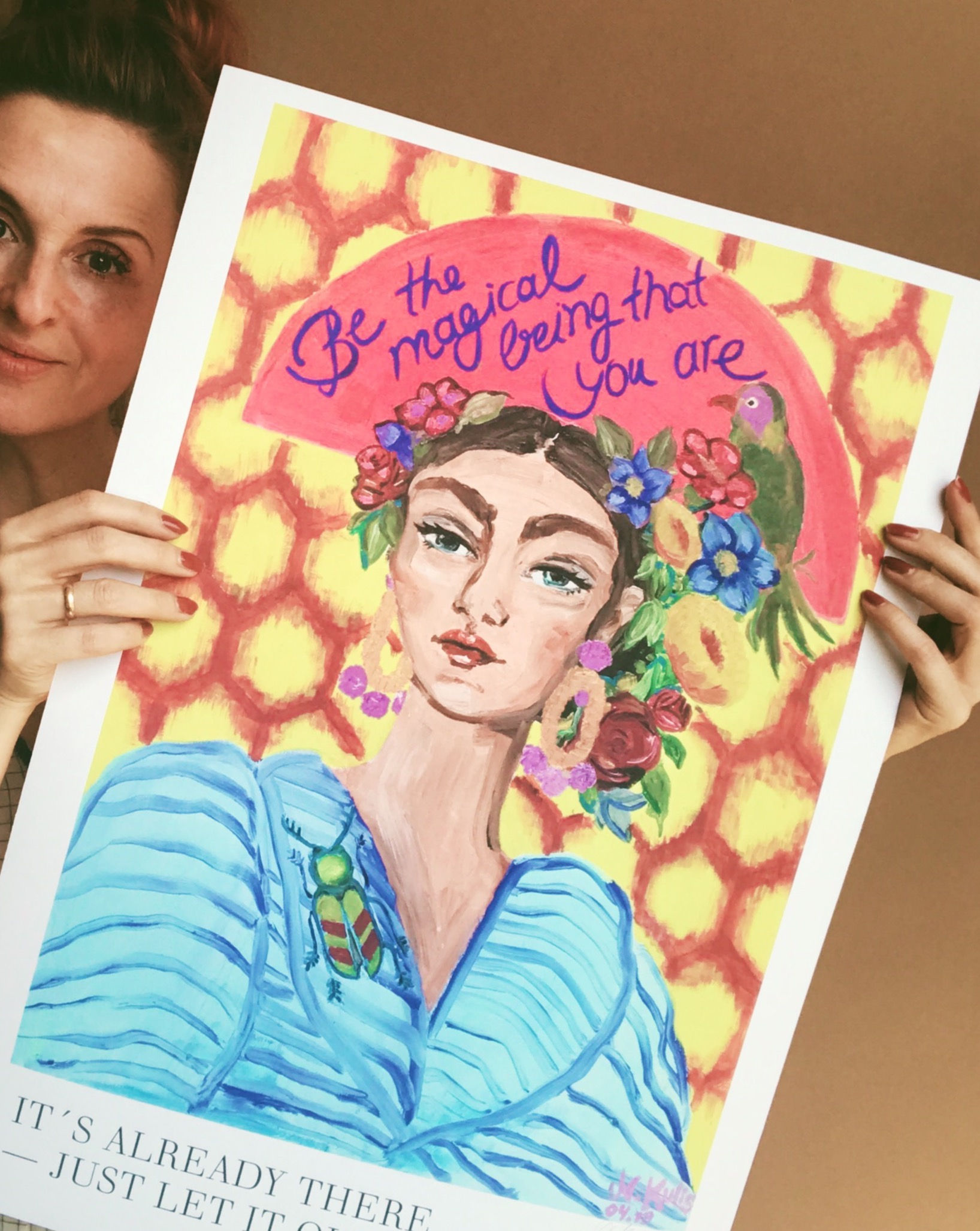 ITS-ALREADY-THERE-JUST-LET-IT-OUT - LIMITIERTER UND SIGNIERTER KUNSTDRUCK