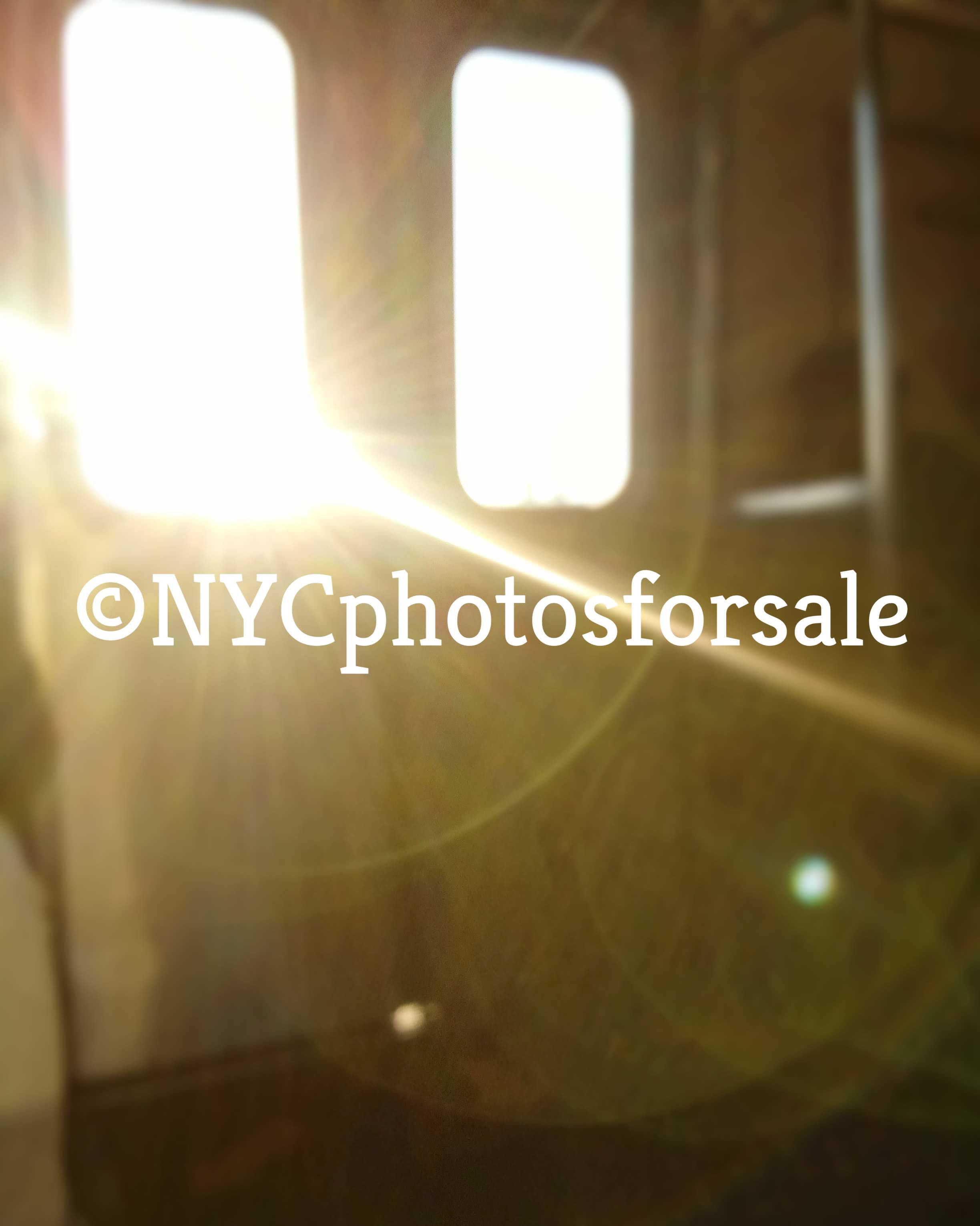 Subway doors (intense sunlight)