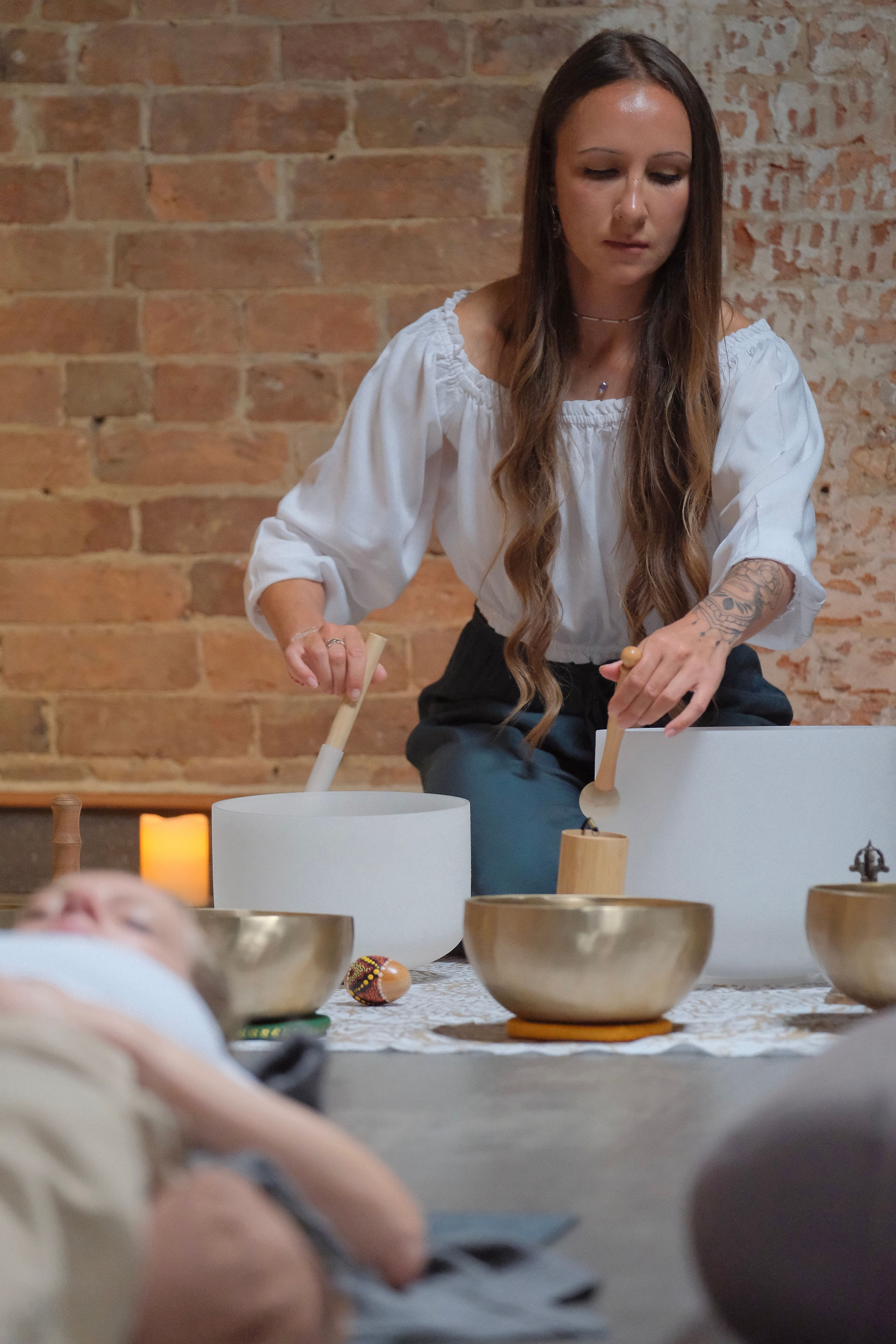Lizzie Whitehead Sound Healing Wedding Supplier Day Retreat at Woodsmoke, Wareham. Dorset Wedding Suppliers .jpg