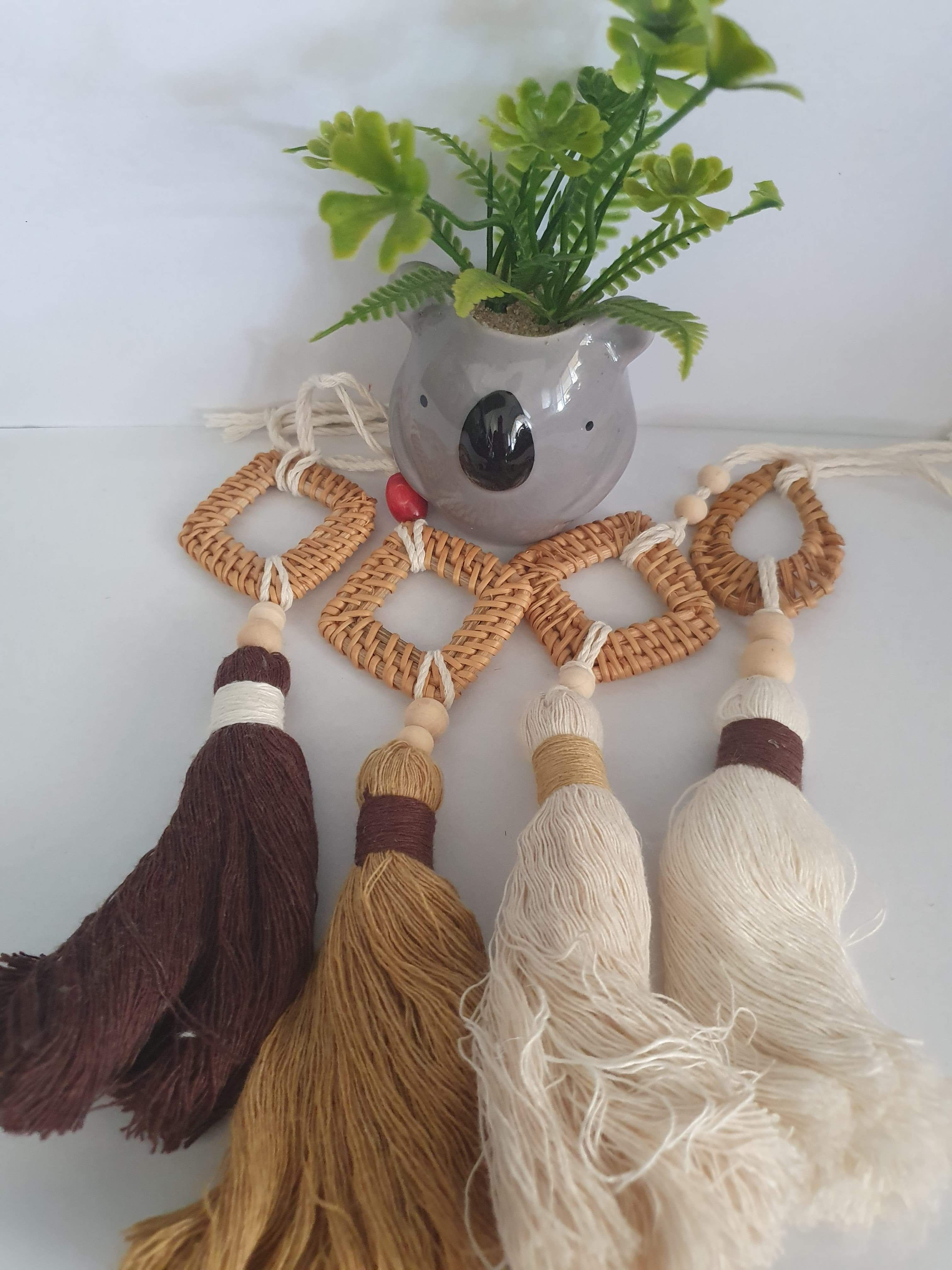 Macrame and Rattan Diffuser