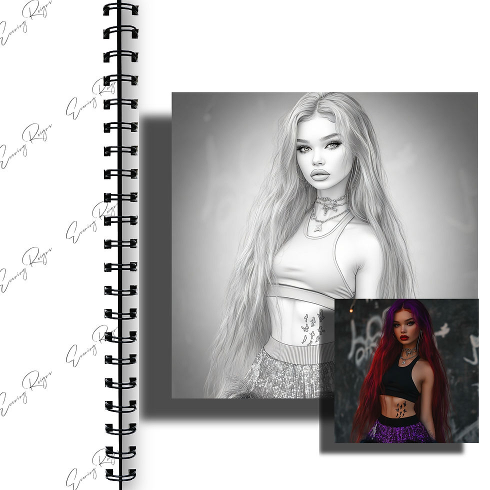 Thumbnail: Cheerleader Coloring Pages | Game Day Muse Vol 1 | Luxury Coloring Page Bundle