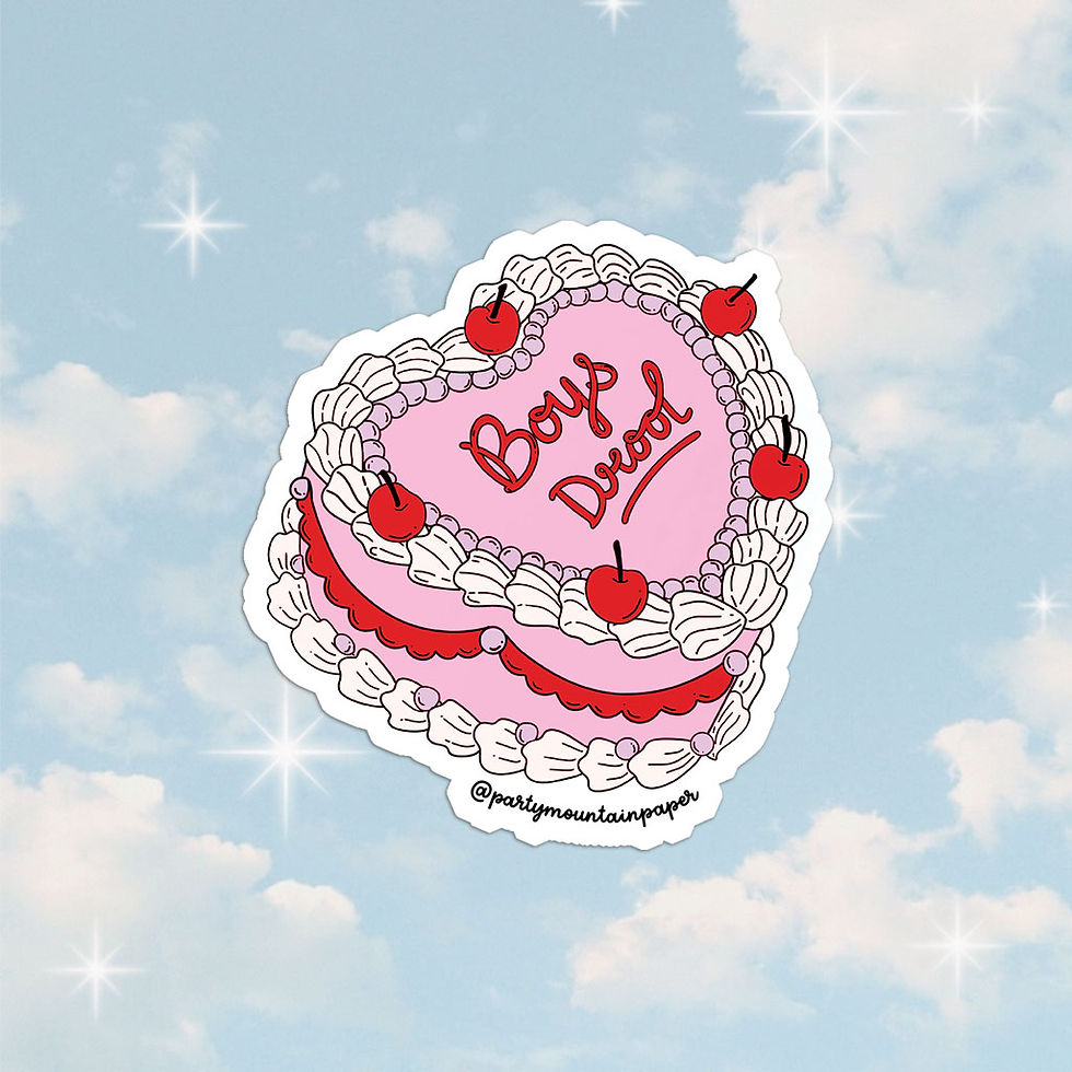 Boys Drool Sticker
