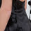 Thumbnail: Flower Applique Satin Flare Dress