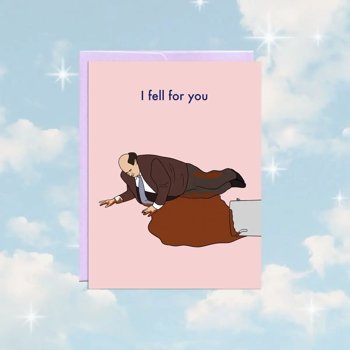 I Fell For You Kevin Chili Card