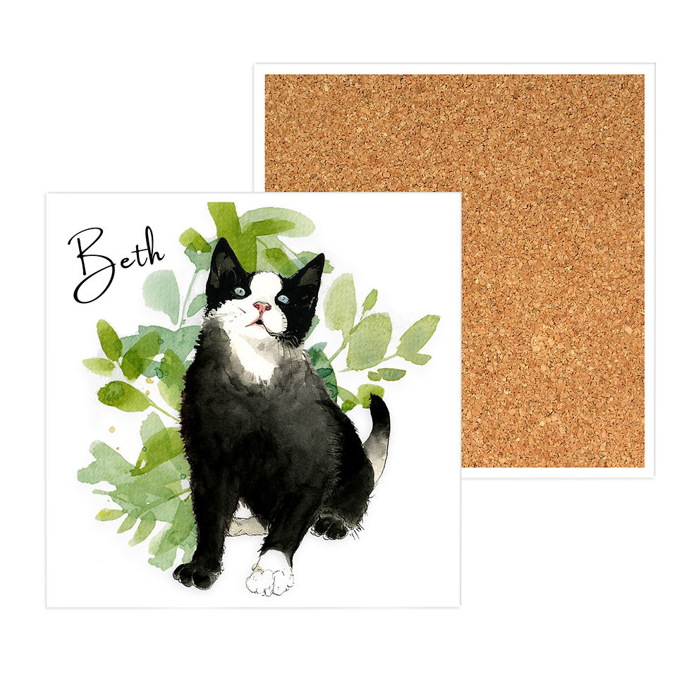 Thumbnail: Cat Ceramic  Coaster