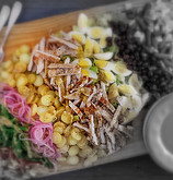 Salatka Nicoise z kurczakiem 2