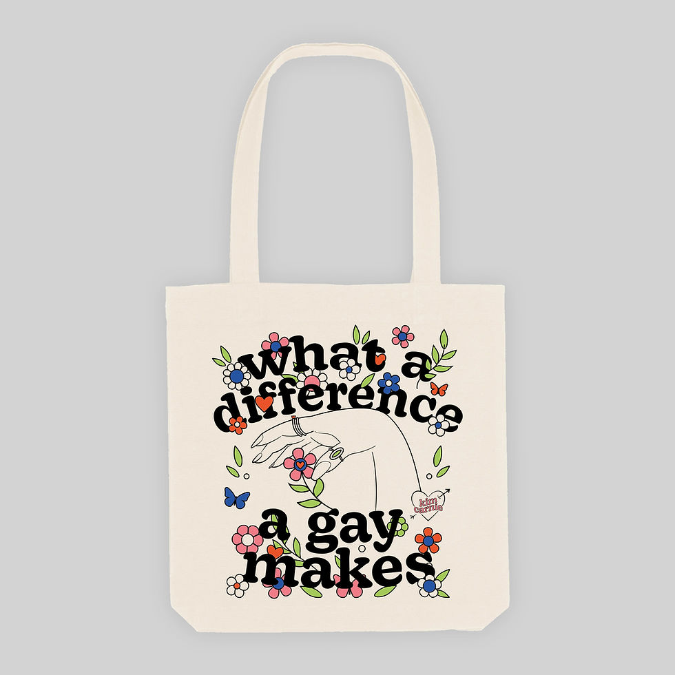 'What a difference' Tote Bag