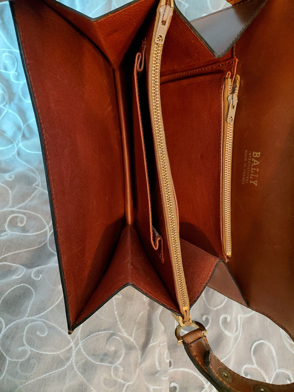 Thumbnail: 1950's Vintage Bally shoulder Bag