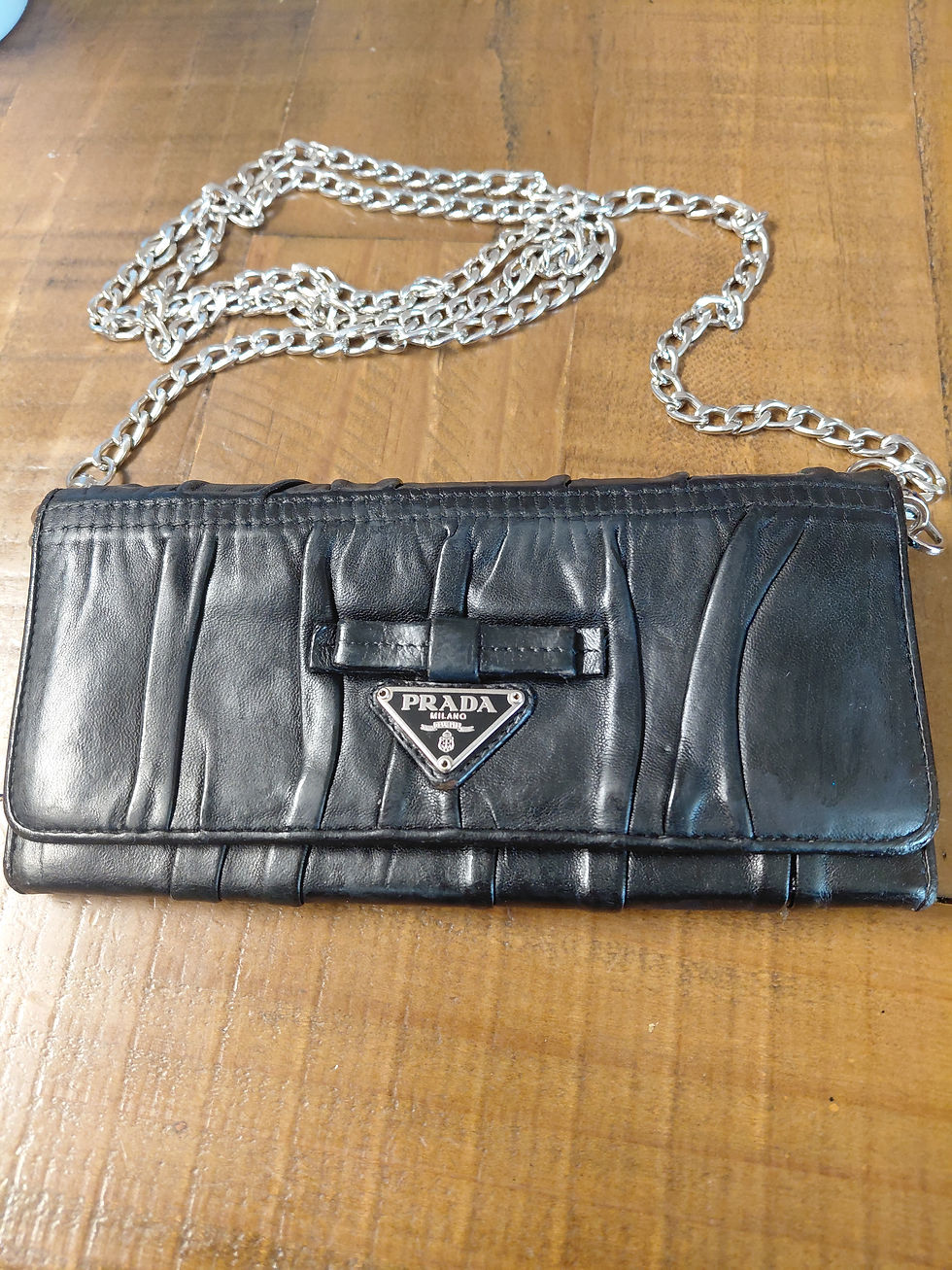 Thumbnail: Prada Leather Wallet on Chain