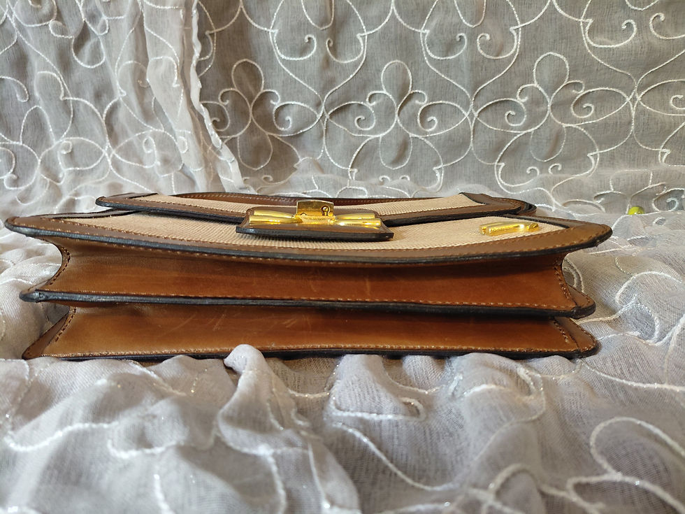 Thumbnail: 1950's Vintage Bally shoulder Bag
