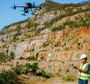 โดรนสำรวจเหมือง