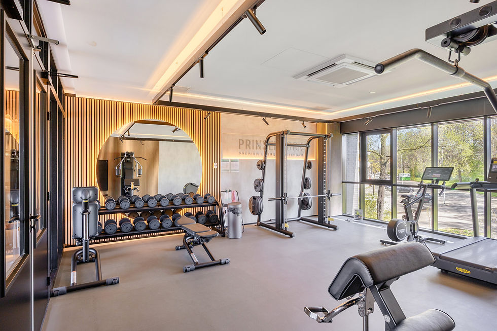 Gym at SolsBury Prime Rentals